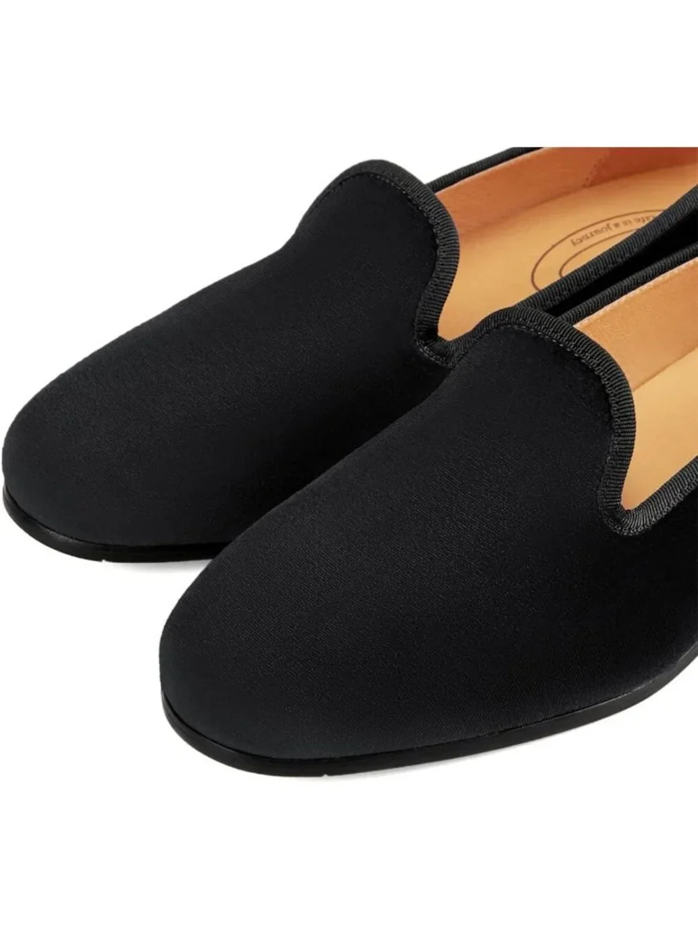 Stylish Men's Velvet Slip-On Loafers with Embroidery | Tuxedo Dress Shoes